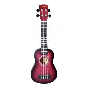 Ukulele Soprano Copacabana Rojo Sombreado C/funda, Cpuk057